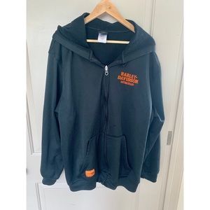 Men’s Harley Davidson Zip-Up Sweatshirt